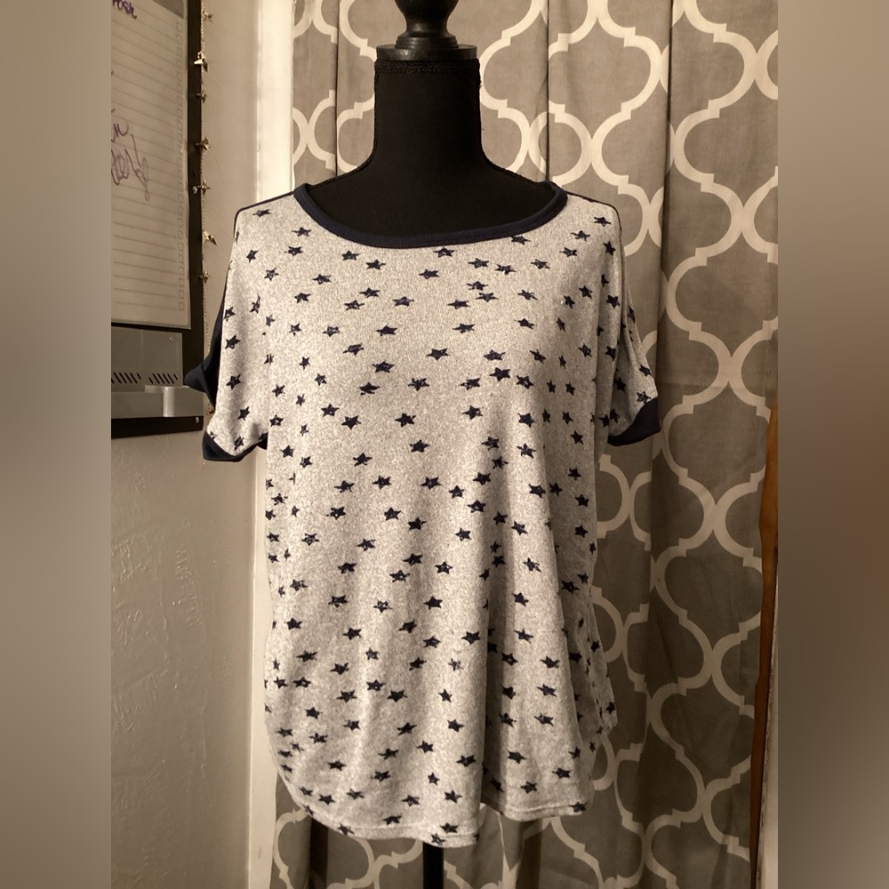 LuckyBrand Navy Stars pajamas Set Lg